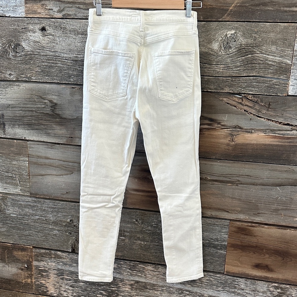 Citizens Of Humanity Off-White Cropped Jeans